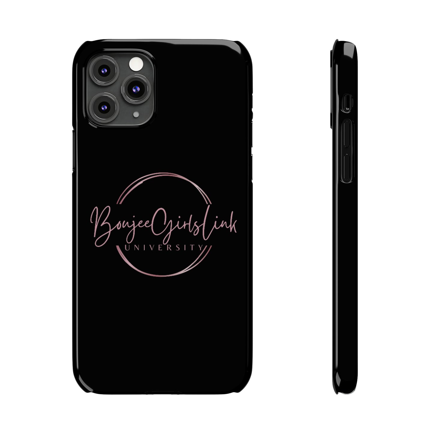 Boujee Girls Link University iPhone Cases