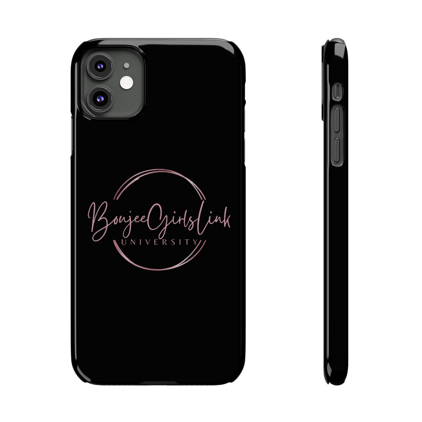 Boujee Girls Link University iPhone Cases