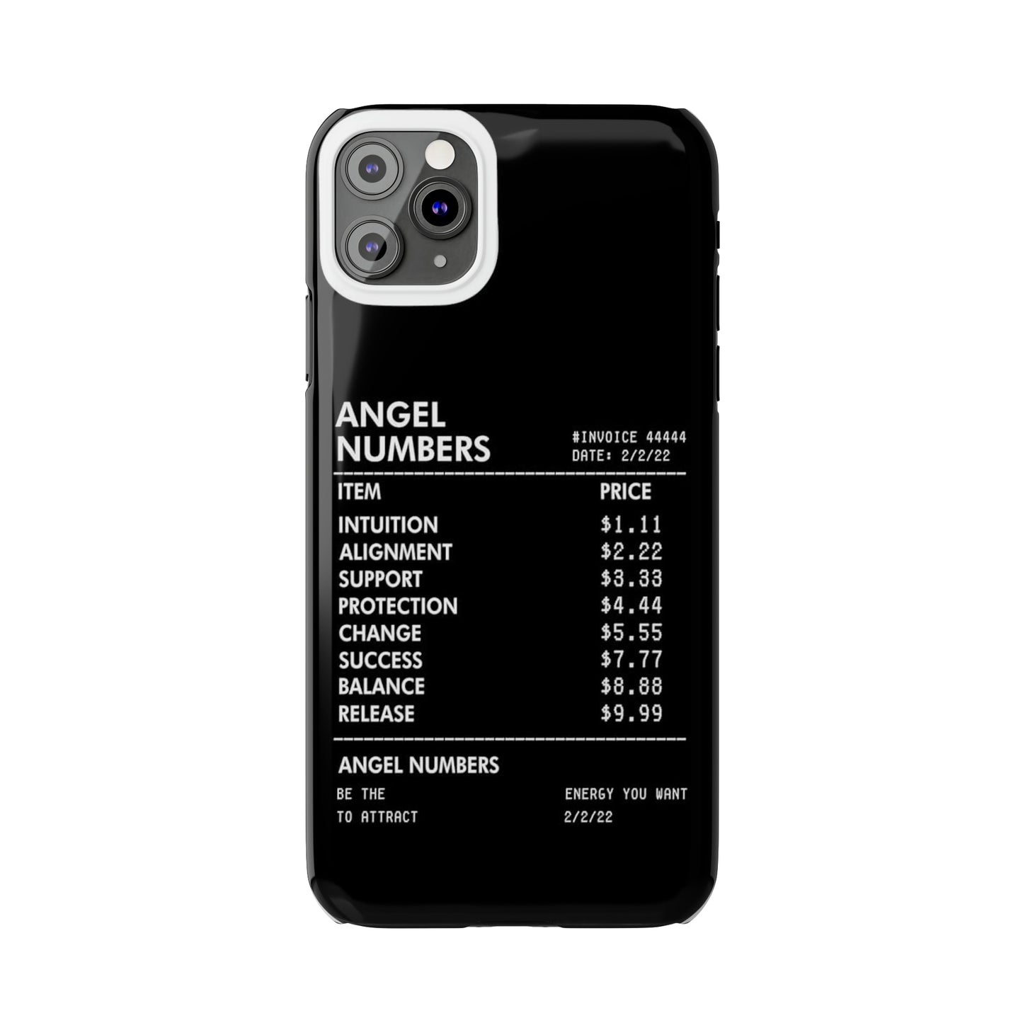 "Angle Number 444 " iPhone case