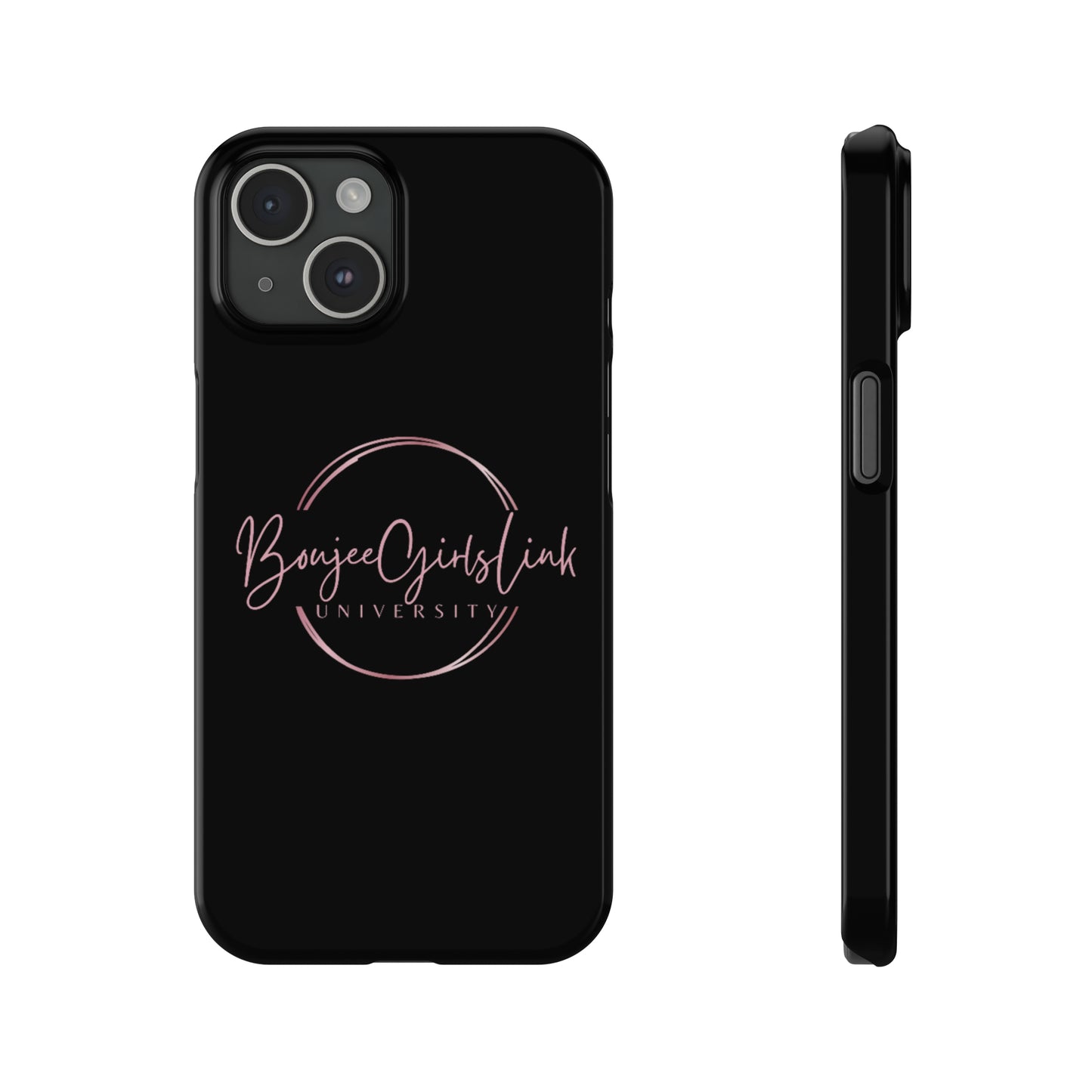 Boujee Girls Link University iPhone Cases