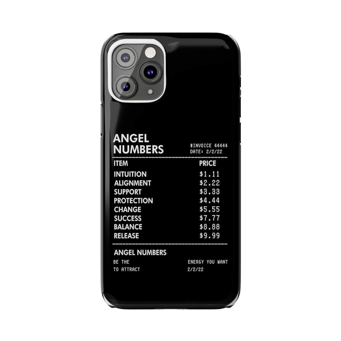 "Angle Number 444 " iPhone case