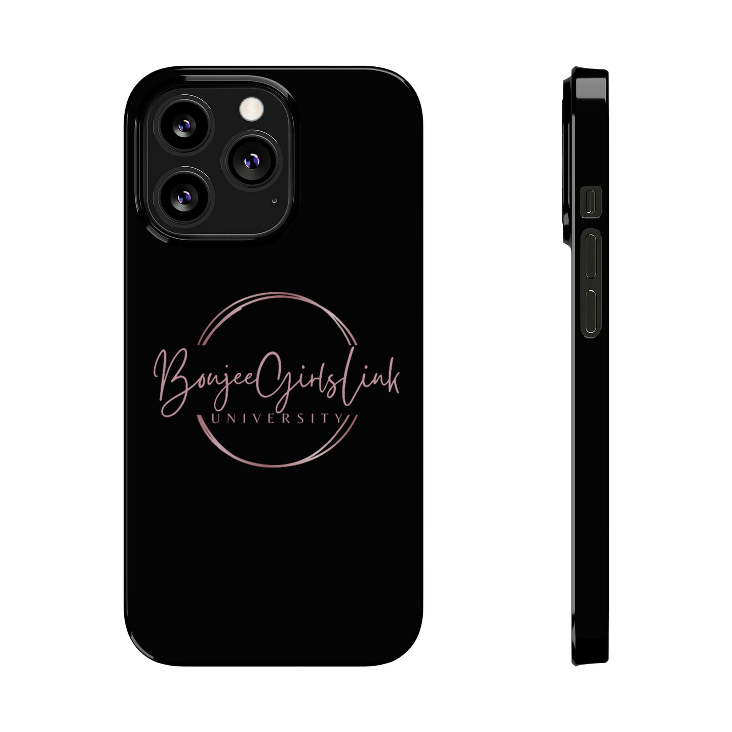 Boujee Girls Link University iPhone Cases