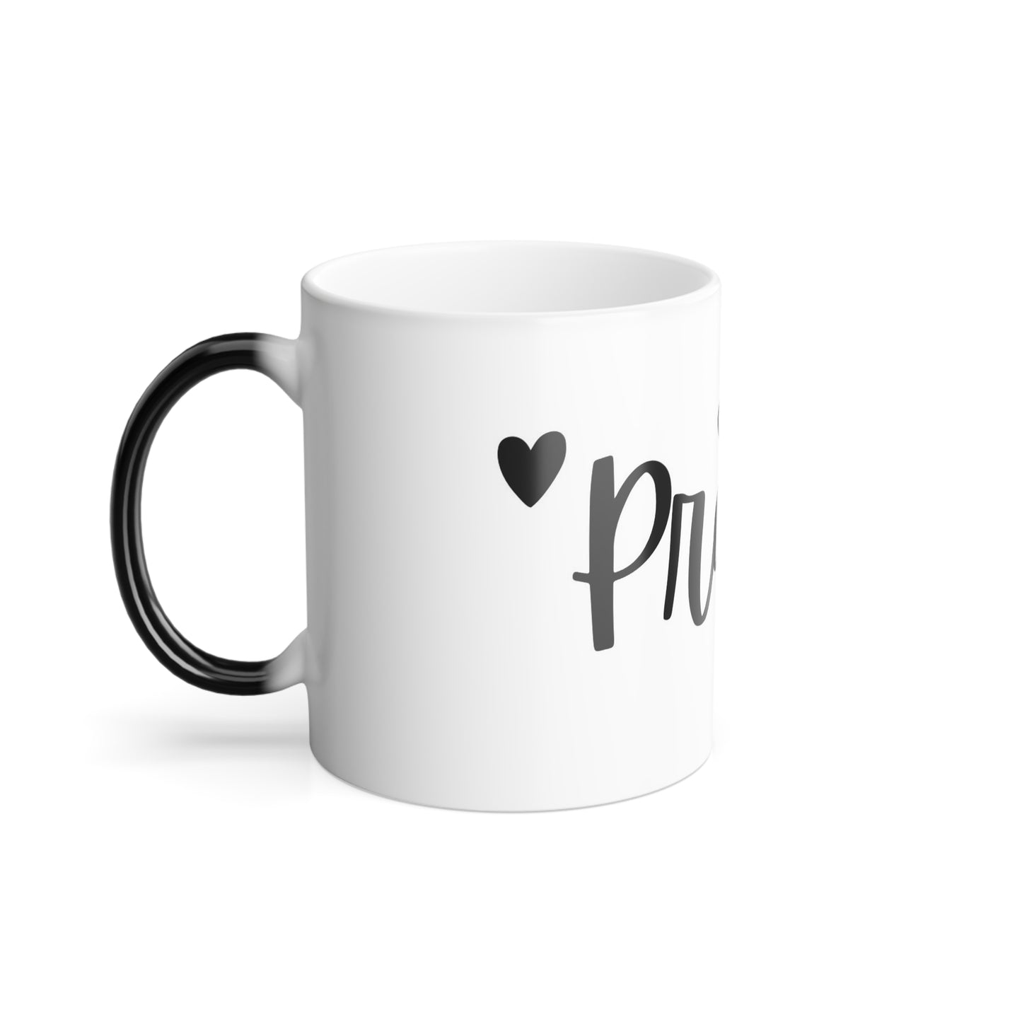 Pray on it. Over It. Through It. Coffee Mug