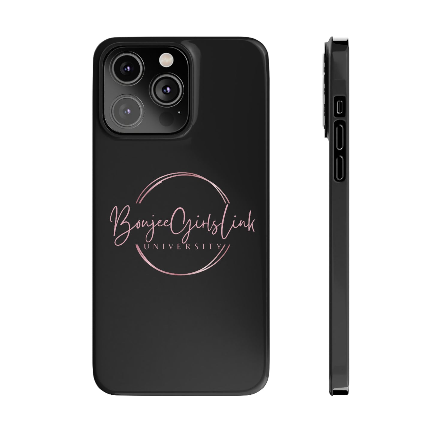 Boujee Girls Link University iPhone Cases