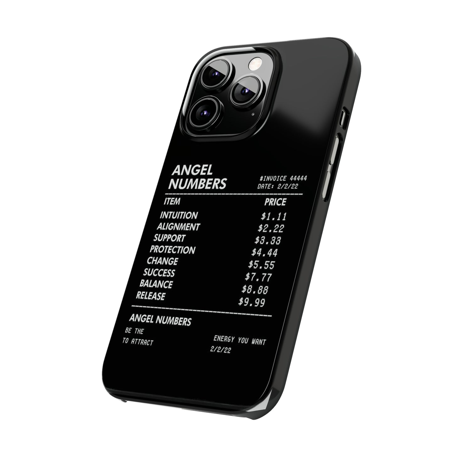 "Angle Number 444 " iPhone case