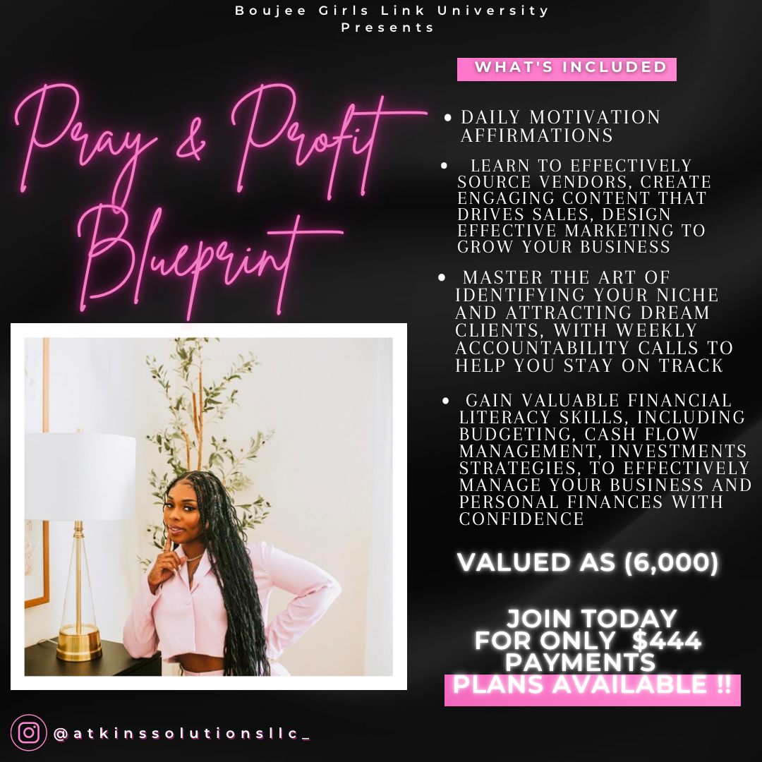 Prays & Profit Blueprint