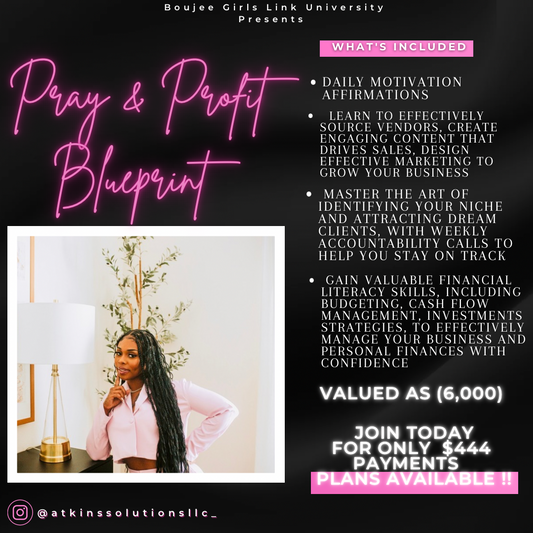 Prays & Profit Blueprint